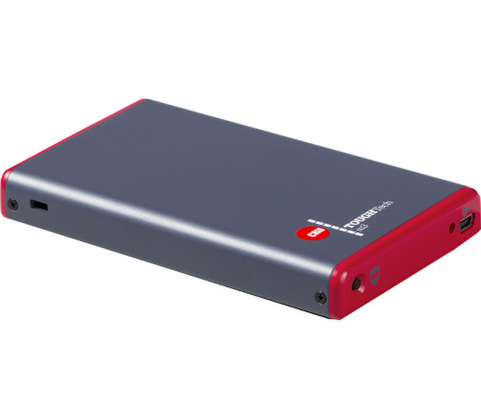 CRU ToughTech Secure m3 HDD / SSD-Gehäuse 2.5Zoll Grau, Rot