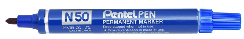 Pentel N50 Синий 12шт перманентная маркер