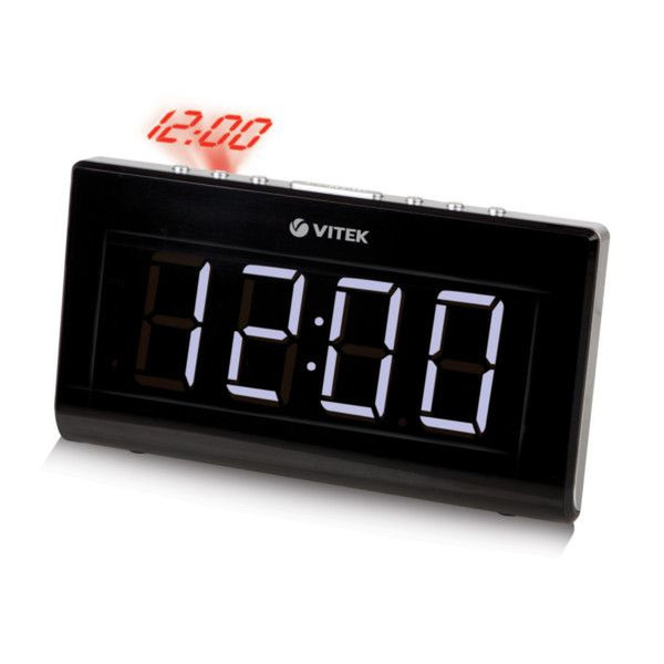 Vitek VT-3517 BK Digital table clock Прямоугольный Черный