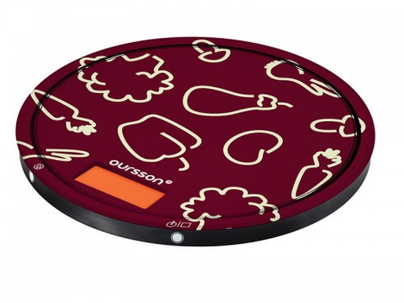 OURSSON KS5003GD Electronic kitchen scale Cherry