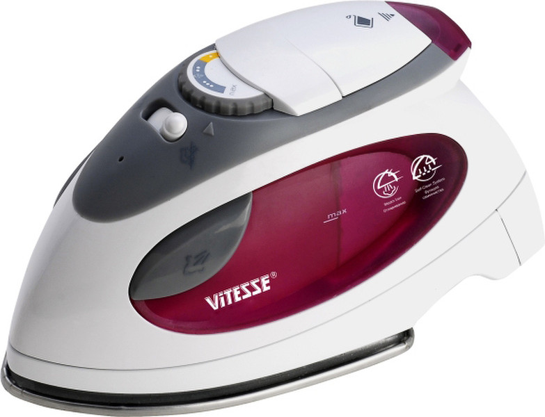 ViTESSE VS-683 Dry & Steam iron 1000Вт Красный, Белый утюг