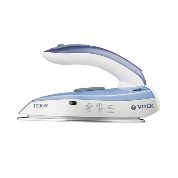 Vitek VT-1228 B Dry & Steam iron Stainless Steel soleplate 1000W Blau, Weiß