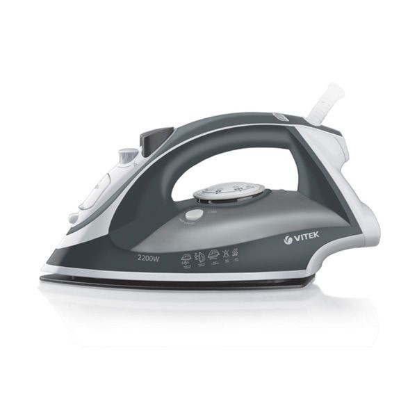 Vitek VT-1241 GY Dry & Steam iron 2200Вт Серый, Белый