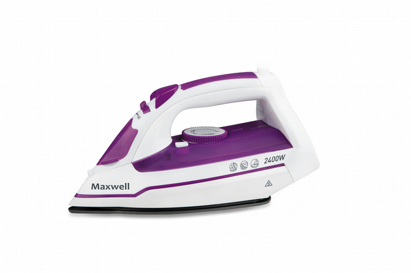 Maxwell MW-3035 VT Dry & Steam iron 2400Вт Фиолетовый