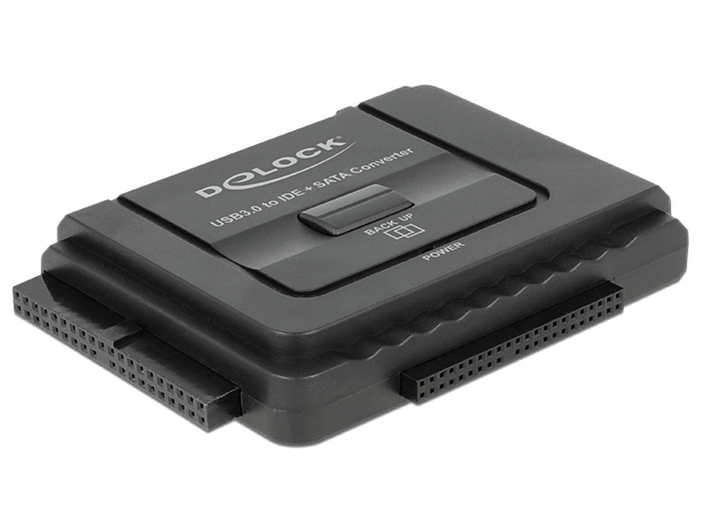 DeLOCK 61486 HDD / SSD-Gehäuse Schwarz Speichergehäuse