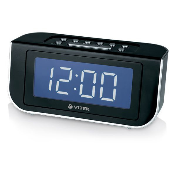 Vitek VT-3521 BK Часы Цифровой Черный радиоприемник