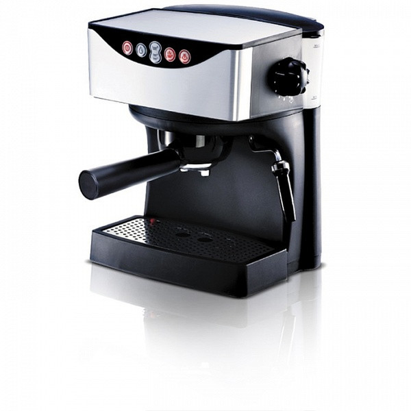 REDMOND RCM-1503 Espressomaschine 1l 2Tassen Schwarz, Edelstahl Kaffeemaschine