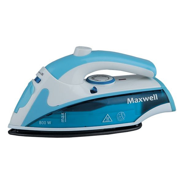 Maxwell MW-3050 B Dry & Steam iron Stainless Steel soleplate 800W Blue,White
