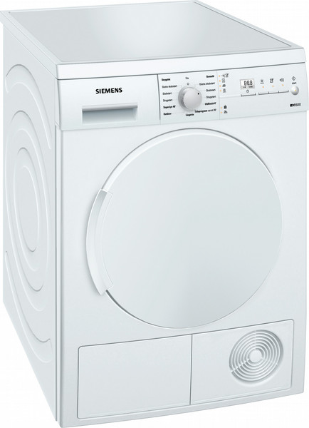 Siemens WT44E373DN Freistehend Frontlader 7kg B Weiß Wäschetrockner