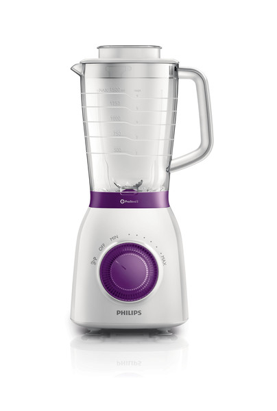 Philips Viva Collection HR2163/00 Tabletop blender 2L 600W Violet,White blender