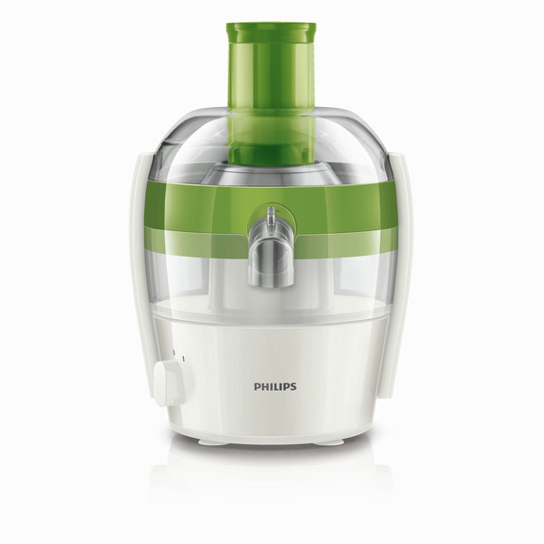 Philips Viva Collection HR1832/52 Соковыжималка 400Вт Зеленый, Белый соковыжималка