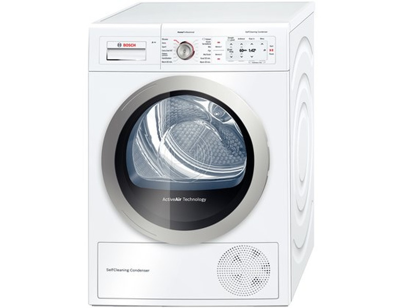 Bosch HomeProfessional WTY87701NL freestanding Front-load 9kg A++ White tumble dryer