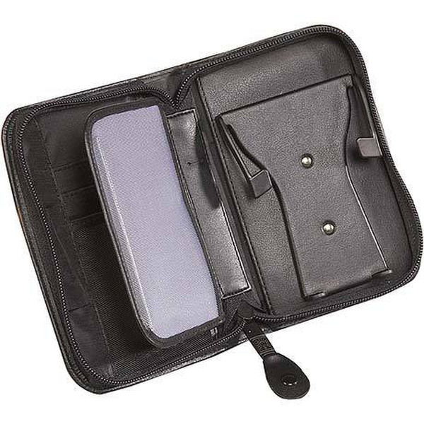 Case Logic Leatherlook Stongman PDA Case - Zippered Koskin Schwarz