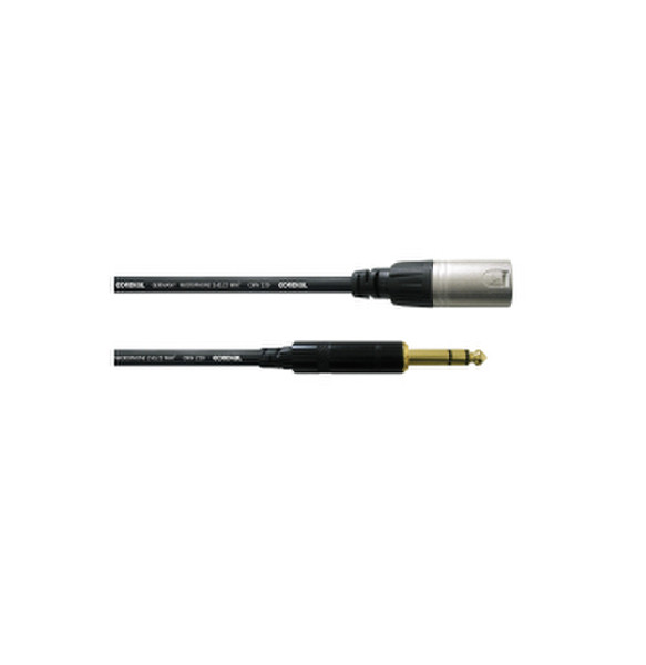 Cordial CFM 1.5 MV 1.5m 6.35mm XLR (3-pin) Schwarz Audio-Kabel