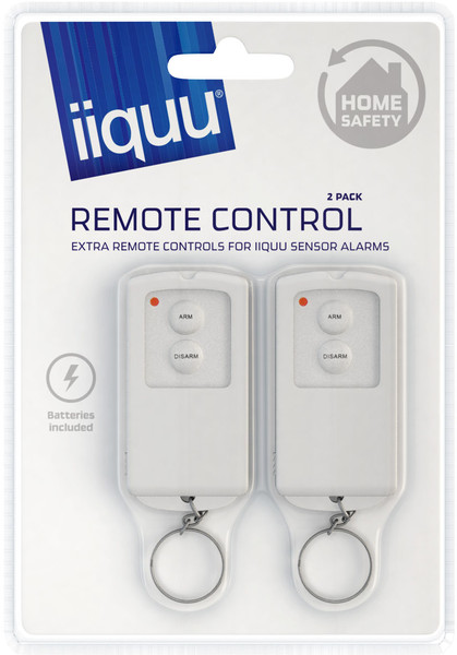 iiquu 510ILSAA009 IR Wireless Press buttons White remote control