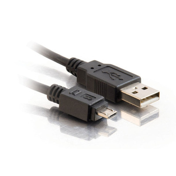 C2G 2m USB 2.0 A Male to Micro-USB B Male Cable 2m Micro-USB B Black USB cable