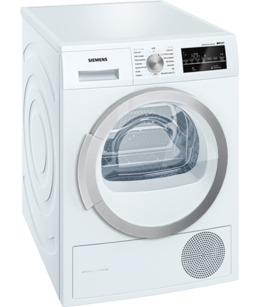 Siemens WT47W490FF Отдельностоящий Фронтальная загрузка 9кг A++ Белый сушилка для белья