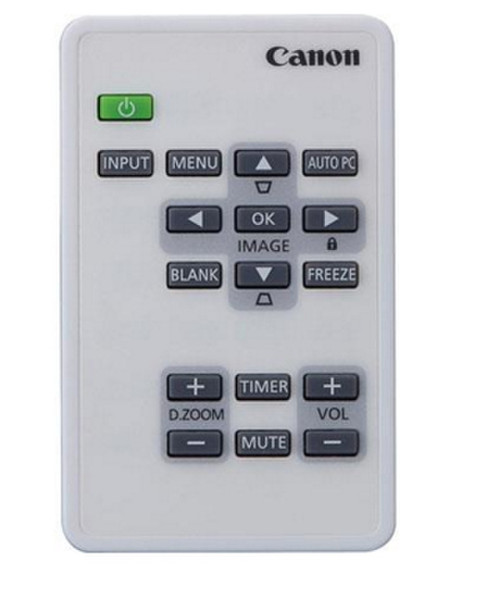 Canon LV-RC08 IR Wireless Press buttons White remote control