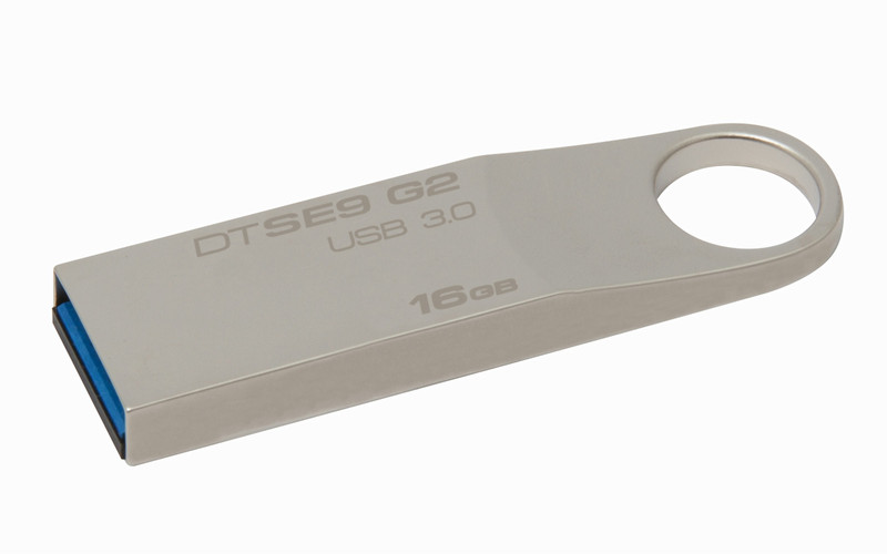 Kingston Technology DataTraveler SE9 G2 16GB 16GB USB 3.0 (3.1 Gen 1) Type-A Silver USB flash drive