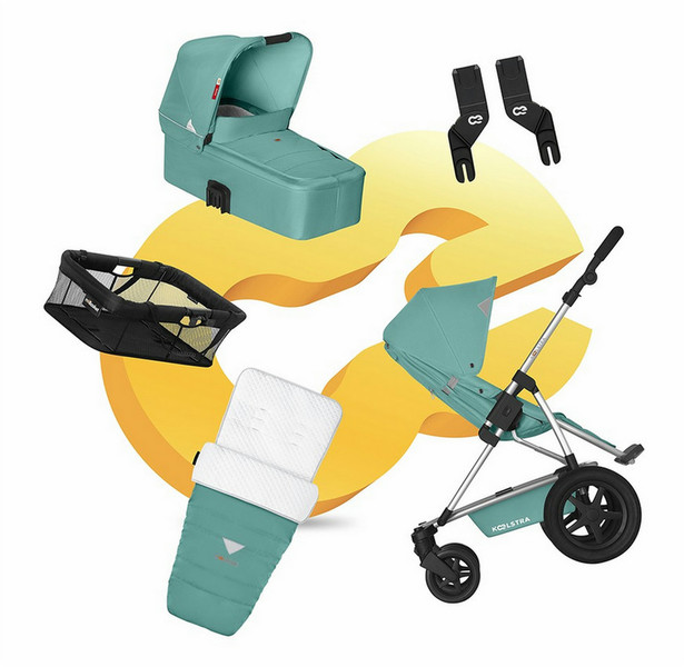Koelstra Binque Jade Daily Pack Traditional stroller Бирюзовый