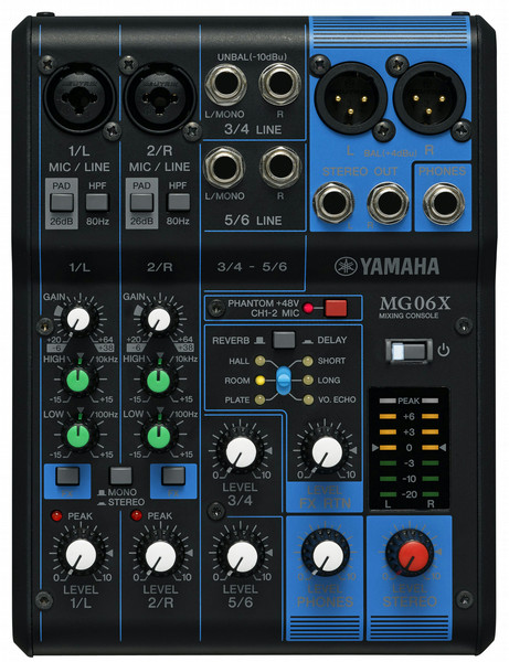 Yamaha MG06X DJ mixer