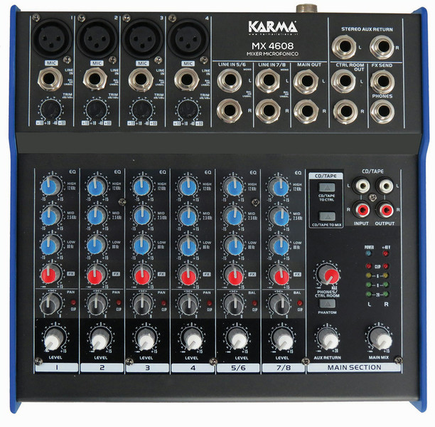 Karma Italiana MX 4608 DJ-Mixer