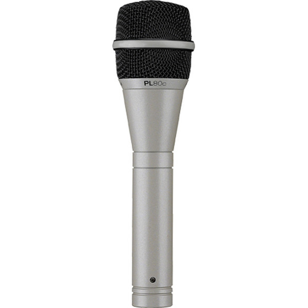 Electro-Voice PL-80c Stage/performance microphone Verkabelt Schwarz, Silber