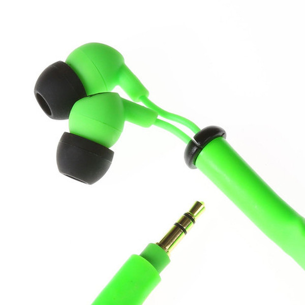 Cord Cruncher CORDCRUNCHER-GG Intraaural In-ear Green headphone