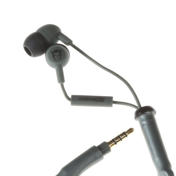 Cord Cruncher CORDCRUNCHER-MIC-MB Binaural im Ohr Schwarz Mobiles Headset