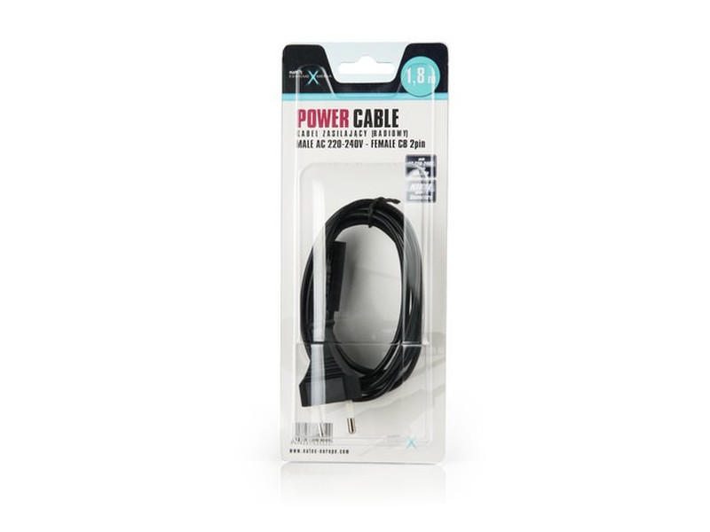 Natec Genesis NKA-0354 Black power cable