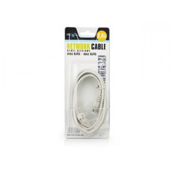 Natec Genesis NKA-0345 2m Cat5e Grey networking cable