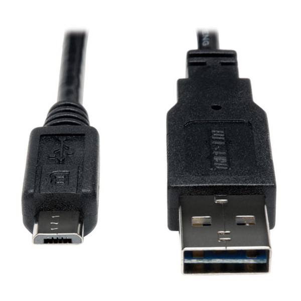 Tripp Lite UR050-001-24G 0.3m USB A Micro-USB B Schwarz USB Kabel