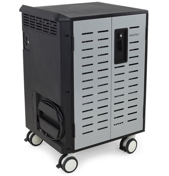 Ergotron DM40-1009-1 Portable device management cart Черный, Серый тележки / шкаф управления портативными устройствами