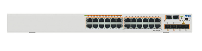 ZTE ZXR10 5250-28TC-AC gemanaged L2 Gigabit Ethernet (10/100/1000) 1U Grau