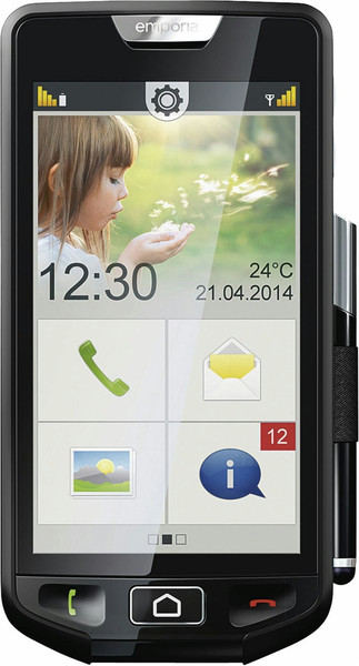 Emporia Smart Single SIM 4GB Schwarz Smartphone