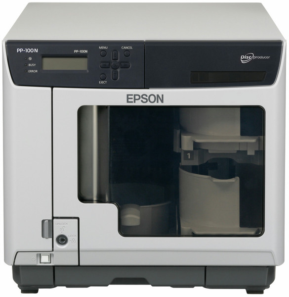 Epson Discproducer PP-100N 50discs Ethernet Black,Grey disc publisher
