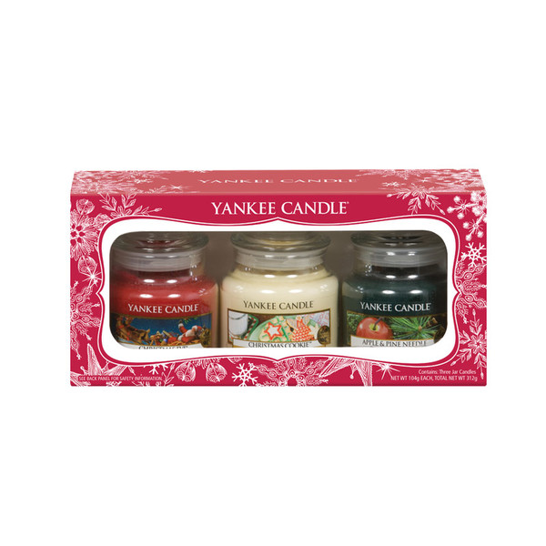 Yankee Candle 1279580E Round Red 3pc(s) wax candle