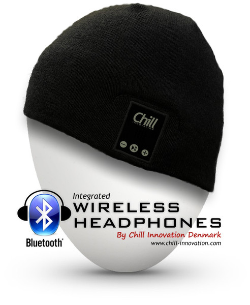 Chill Innovation BB-01B Bluetooth 4.1 Headphone Beanie, Black