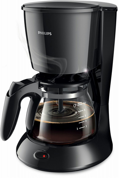 Philips Daily Collection HD7432/20 freestanding Drip coffee maker 0.92L Black coffee maker