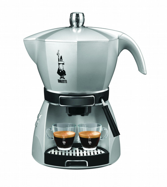 Bialetti Mokissima CF43 Espresso machine 0.8л 2чашек Cеребряный