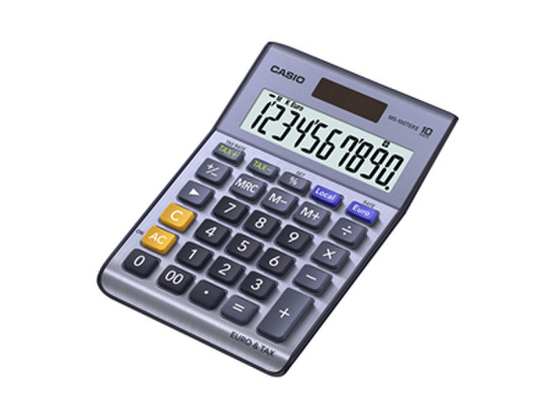 Casio MS-100TERII Desktop Basic calculator Metallic calculator