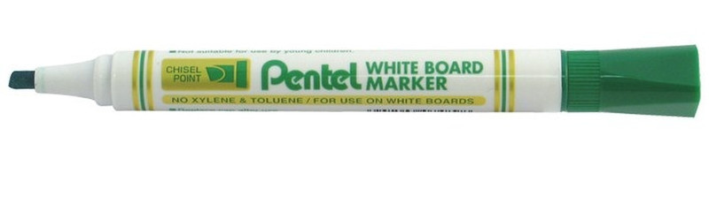 Pentel MW86 Скошенный наконечник Зеленый 12шт маркер
