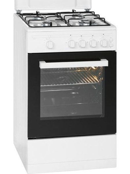 Bomann GH 552 E Freistehend Gas hob A+ Schwarz, Weiß