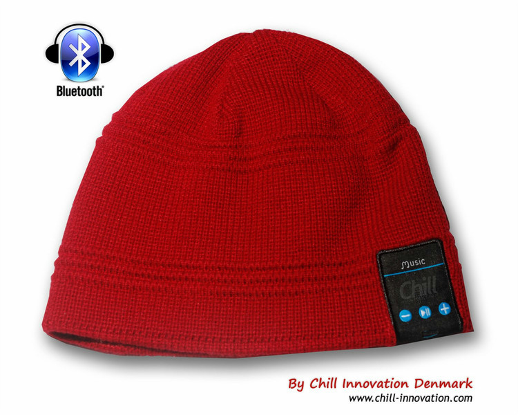 Chill Innovation BB-01R Bluetooth Beanie Binaural Kopfband Rot