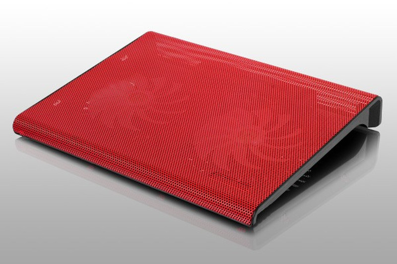 Aluratek ACP01FR 17Zoll Schwarz, Rot Notebook-Kühlpad