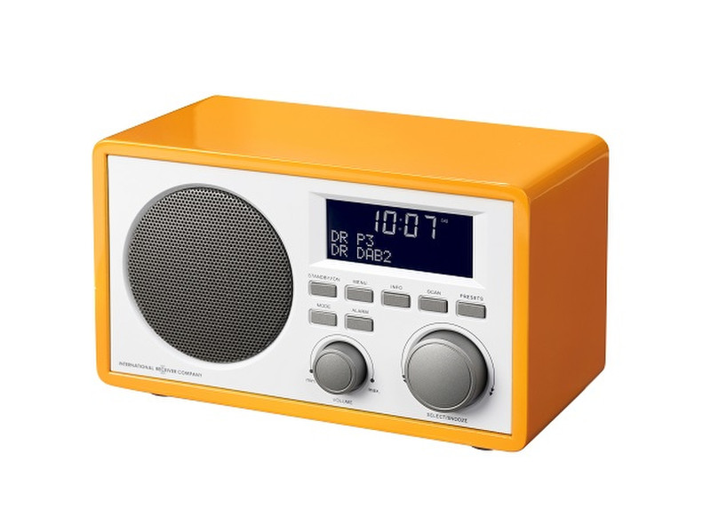 IRC Honeybee II Tragbar Analog & digital Orange Radio