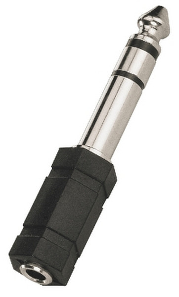 Monacor HA-37 6.3mm 3.5mm Black
