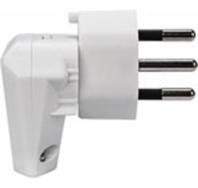 Steffen 1409633 White electrical power plug