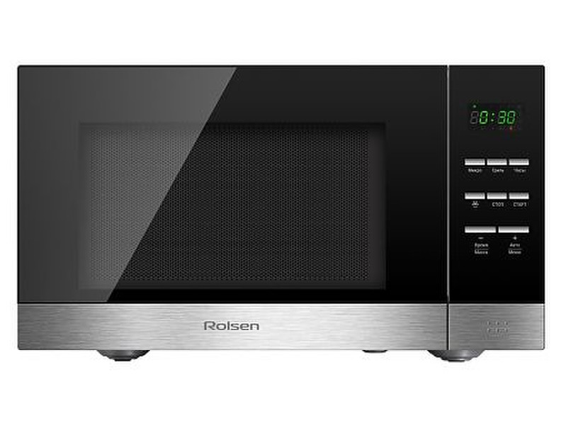 Rolsen MG2380SM Countertop 23L 800W Black,Silver microwave