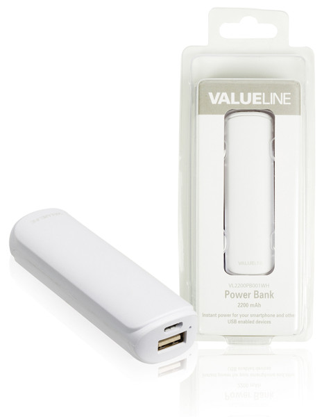 Valueline VL2200PB001WH внешний аккумулятор